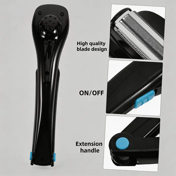 Rasoir électrique rechargeable pour le dos