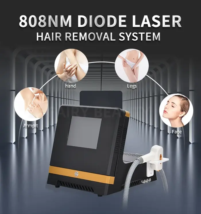 Épilateur laser haute puissance, 3 longueurs d'onde 755 808 1064, appareil d'épilation au laser, diode 808nm, machine d'épilation pour utilisation en salon