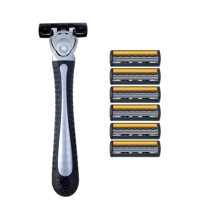 Lame de rasoir de sécurité manuelle pour hommes et femmes, 3 couches en acier inoxydable, épilation,