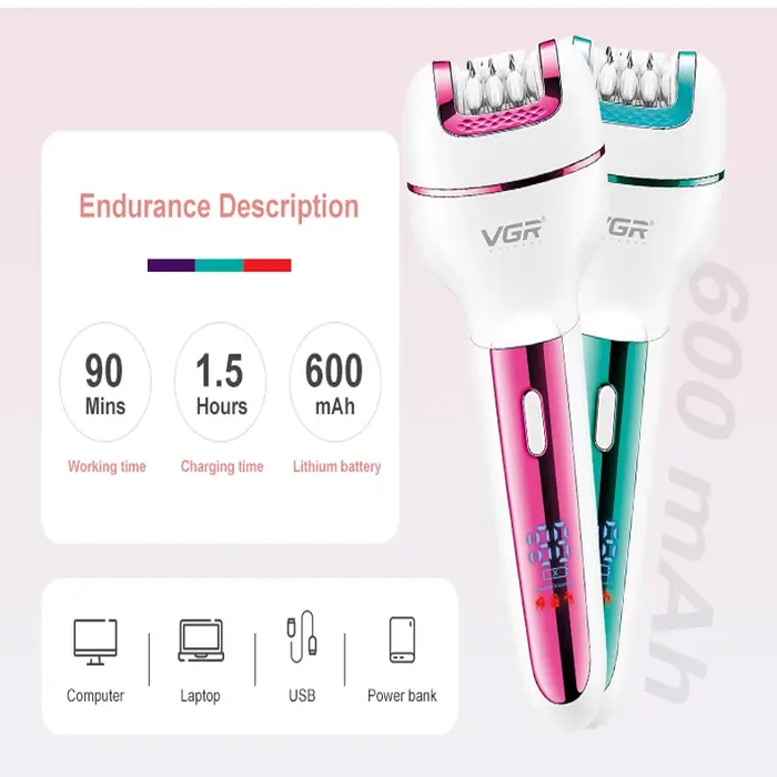 Épilateur électrique 3 en 1 aste pour femme