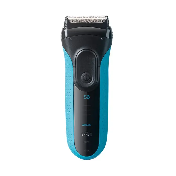 Rasoir électrique Braun S3 3040S pour homme, rasoir à lames oscillantes, 3 têtes flottantes, recharg