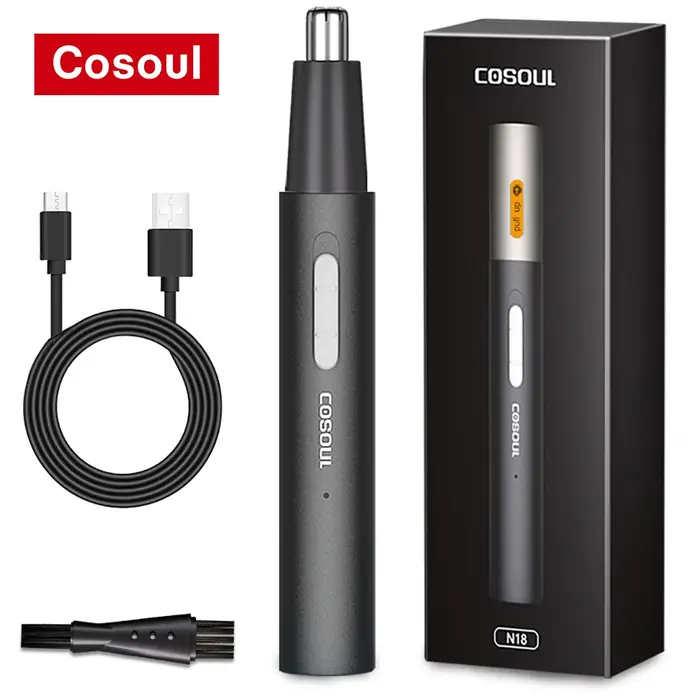 Cosoul nez tondeuse électrique Rechargeable tondeuse de nez hommes rasoir rasoir femmes épilateur ne