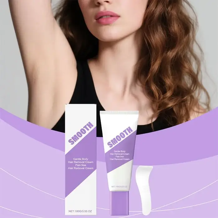 Kit de Crème Dépilatoire Douce et Apaisante pour le Corps