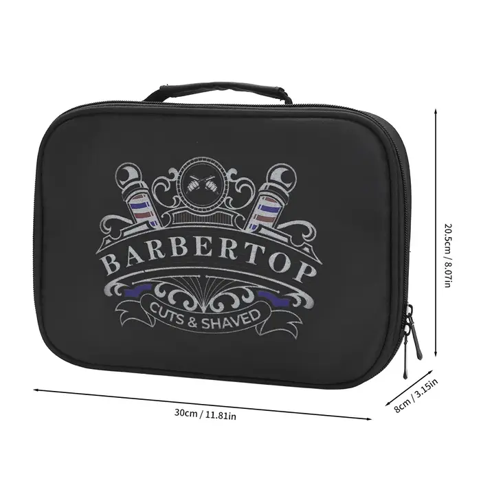 Étui pour ciseaux de barbier résistant aux chocs et imperméable, grande capacité, organiseur de rang