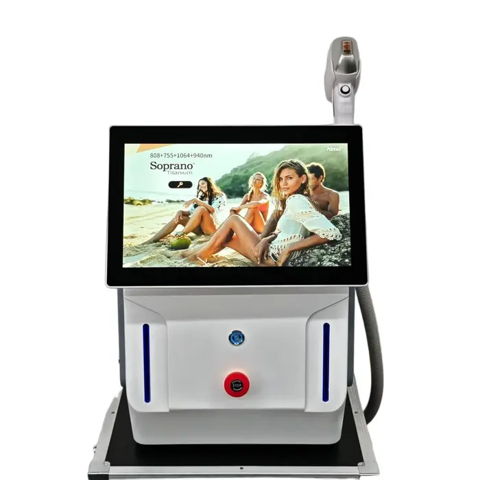 Machine d'épilation laser diode indolore 2026 600W-1600W 4 longueurs d'onde Sonde de refroidissement par glace Convient pour le visage et le corps entier CE