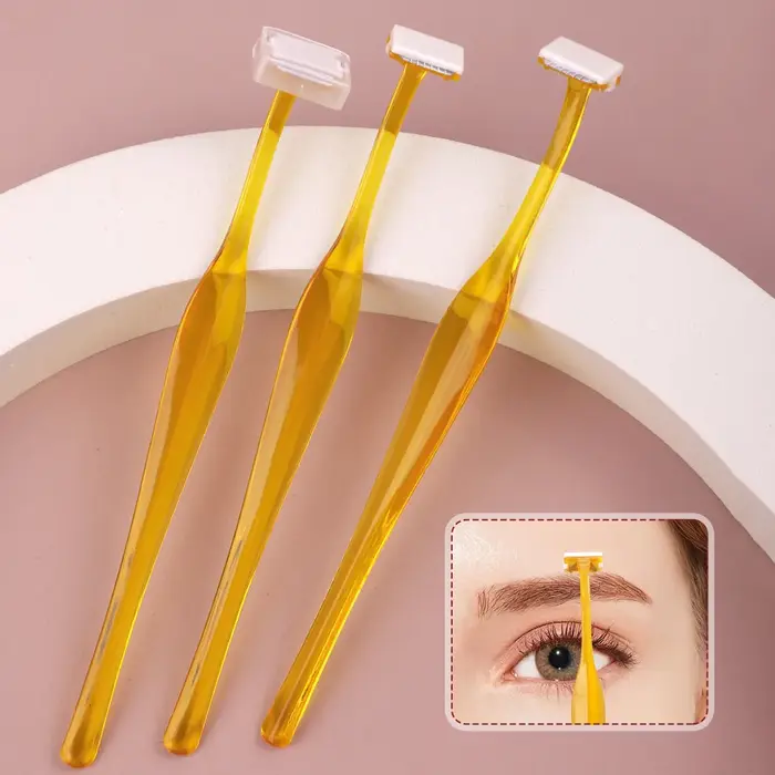 3 ensembles de rasoirs à sourcils