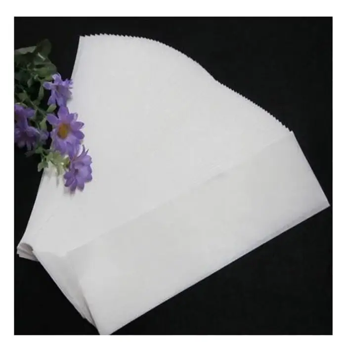 100 pièces épilation non tissé corps tissu cheveux enlever cire rouleaux de papier