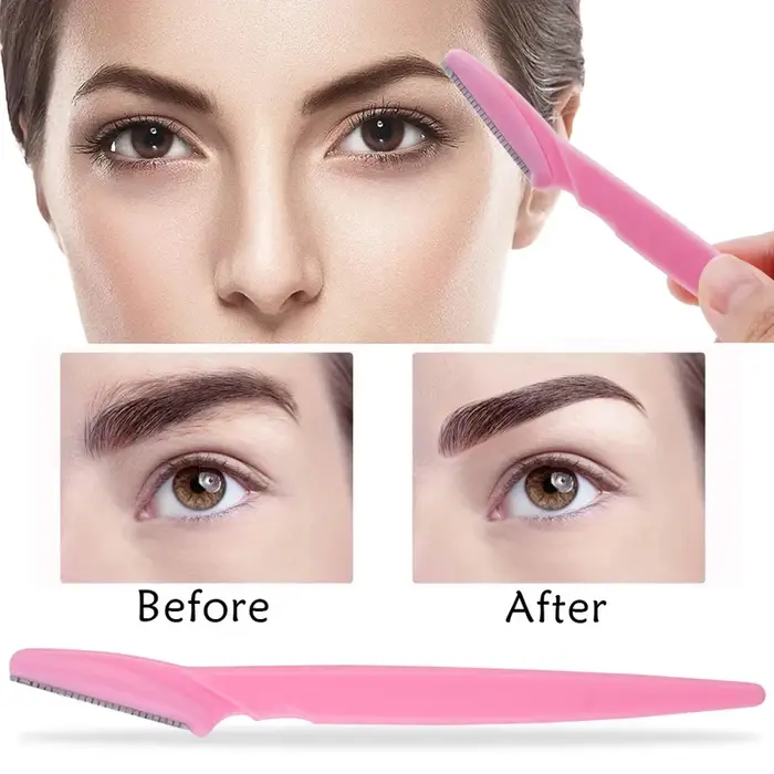 Lot de 3/6/9/18 rasoirs portables pour sourcils