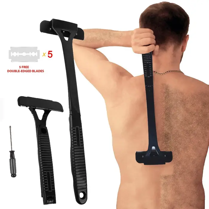 Rasoir arrière pliable pour hommes