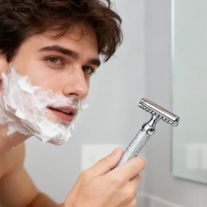 IRAZOR Rasoir de sécurité classique à double tranchant