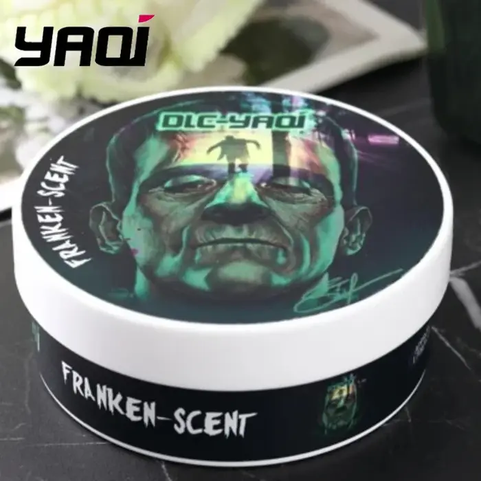 NOUVEAU Savon à raser artisanal YAQI Franken Scent 170g pour hommes - Hydratation longue durée pour le soin du visage et un rasage en douceur
