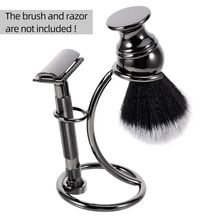 Salon porte-rasoir barbier rasage brosse support sécurité rasoir It supports