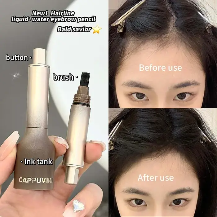 Remplisseur liquide pour ligne de cheveux – Finition moelleux semblable