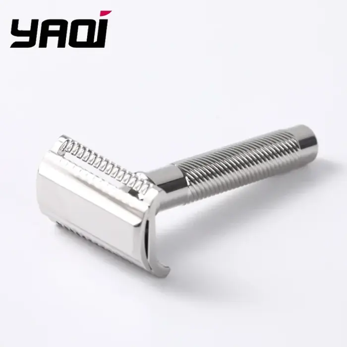 YAQI – rasoir de sécurité incliné 37 en acier inoxydable pour hommes