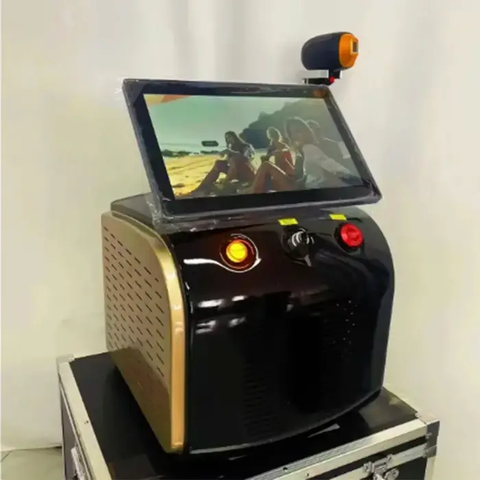 Soprano 808 Machine d'épilation et de tatouage au laser à semi-conducteur 2 en 1 avec 10 bandes cibles pour épilation indolore