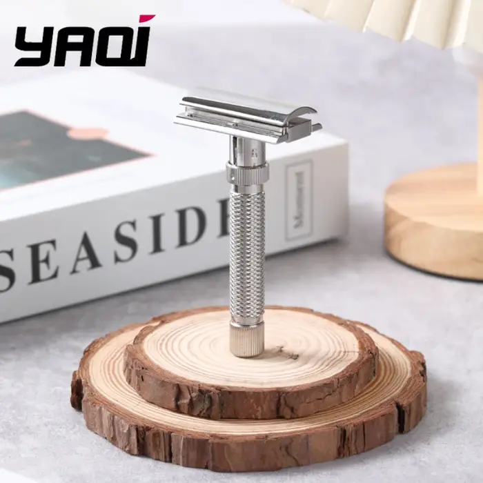 Yaqi Ultima – rasoir de sécurité réglable en acier inoxydable pour hommes