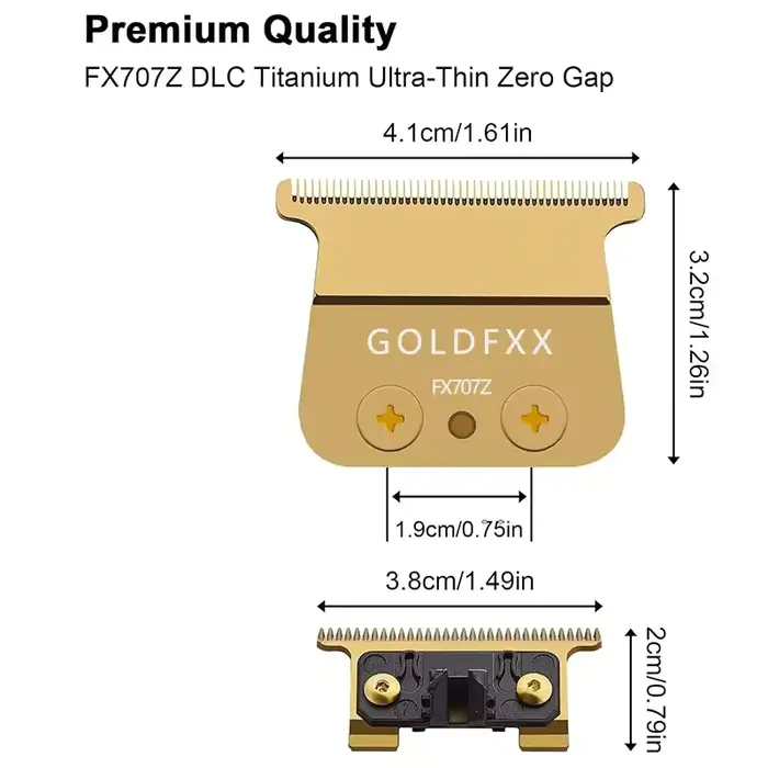 Lame professionnelle FX707Z compatible avec la tondeuse Babyliss