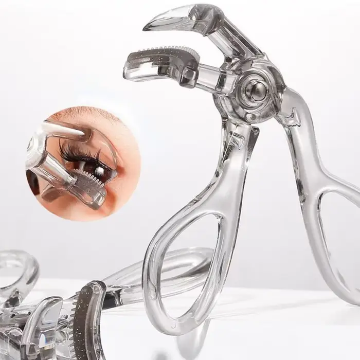 Recourbe-cils double type avec peigne – Options de clips larges et partiels