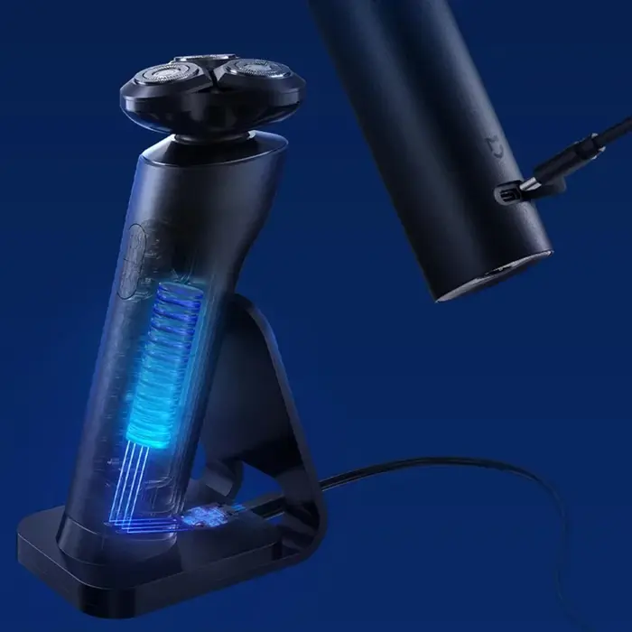 MIJIA Shaver S700, rasoirs électriques rechargeables pour usage humide et sec