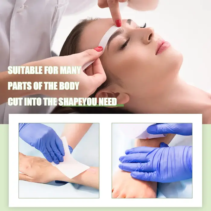 10-100 bandes de cire professionnelles pour épilation-tissu résistant aux déchirures