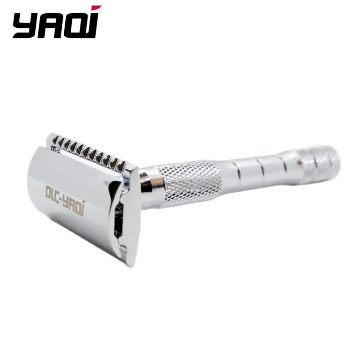 Vente Flash 2026 ! Rasoir de sécurité à double tranchant YAQI Orion Chrome Color pour rasage humide