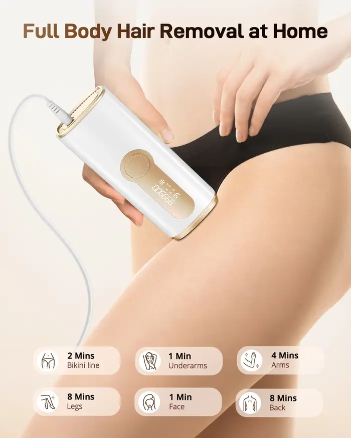 Dispositif d'épilation au Laser IPL 3 en 1