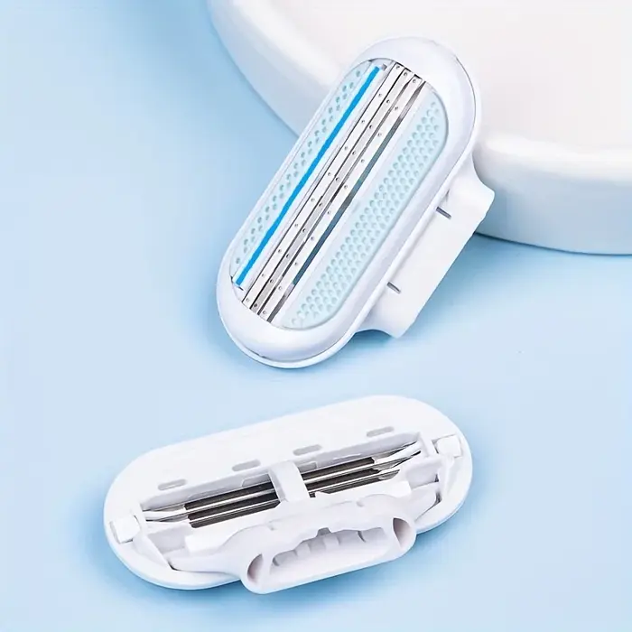 Rasoir de sécurité pour femmes avec 1 manche + 4/8 lames