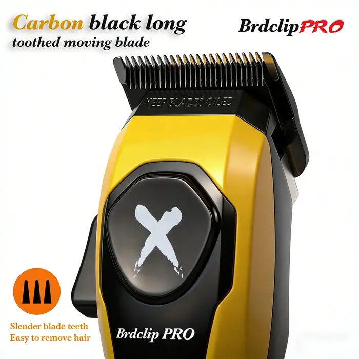 Lot de 2 tondeuses à cheveux professionnelles BRDCLIP 7500 tr/min avec lames DLC
