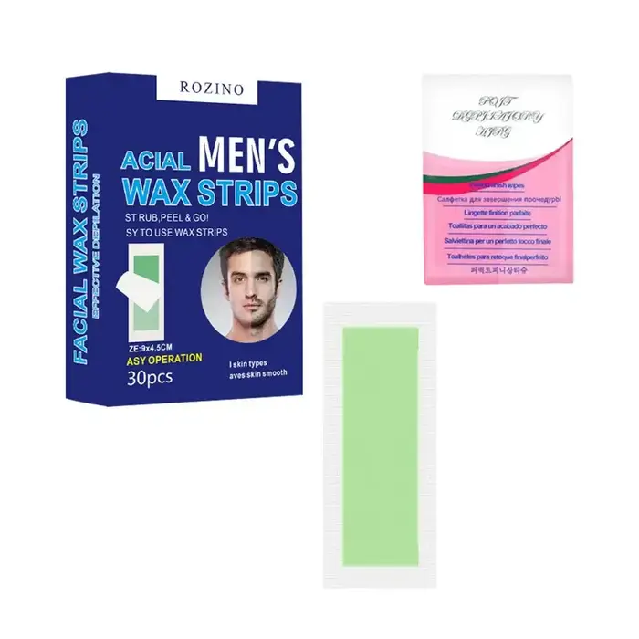 Bandes de cire professionnelles pour épilation d'été, 30 bâtons, papier de cire froide Double face p