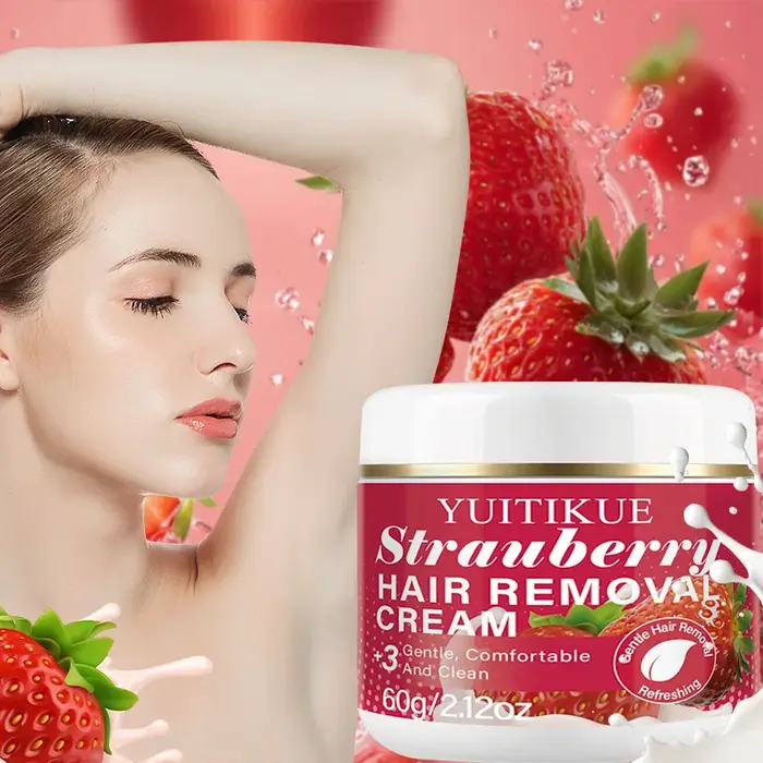 Crème dépilatoire à la fraise YUITIKUE