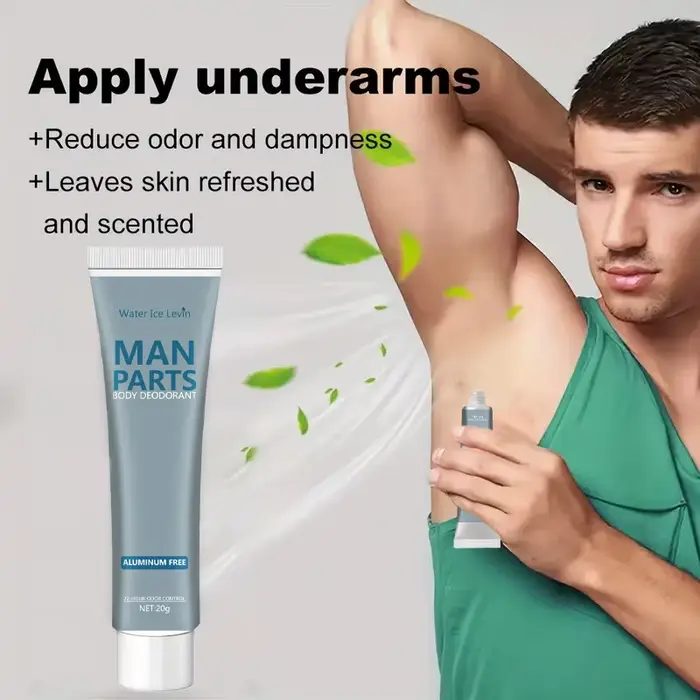 Crème parfumée privée pour hommes pour parties intimes et déodorant nettoyant pour les aisselles