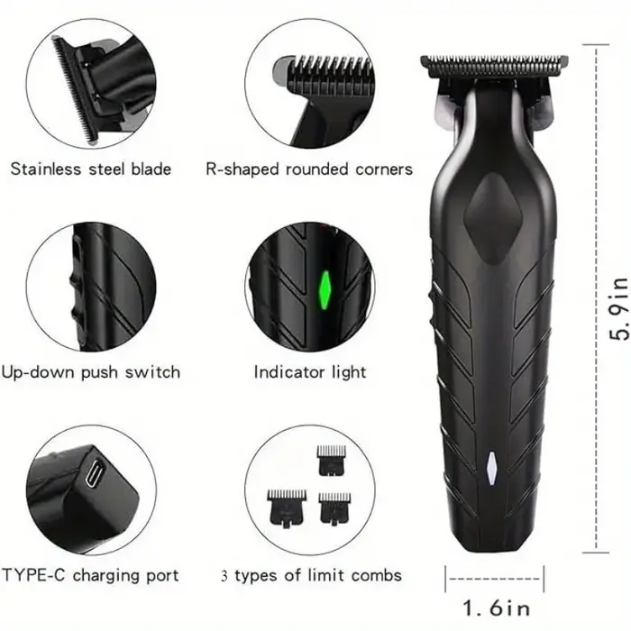 Ensemble de tondeuse à cheveux pour hommes