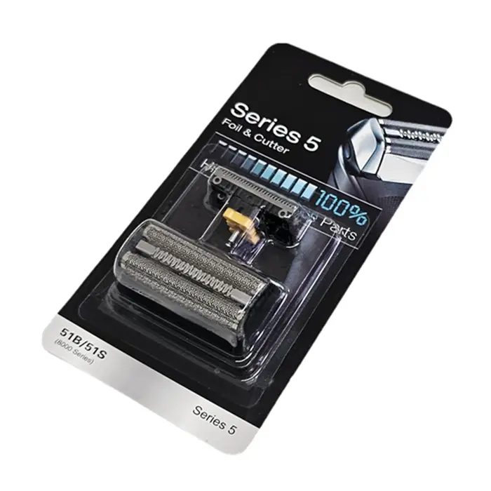 Lame de rasoir 51S/51B compatible avec Braun 8000 wfs1 wfs2 530 550 590 5643 5645 8970 8975 8985 564