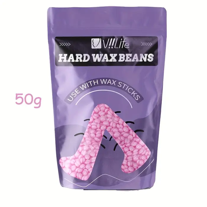 Kit d'épilation indolore en haricots de cire dure, 50g/100g, pour tous les Types de peau, pour le co