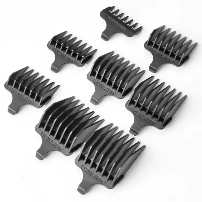 Kit de 8 Guides de Coupe pour Tondeuse à Barbe Wahl 40mm