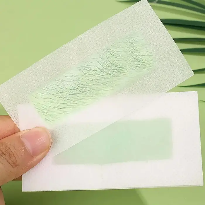 Bandes de cire dépilatoire pour l'épilation, papier de cire froide pour sourcils, barbe, visage, cou, bras, jambes, corps