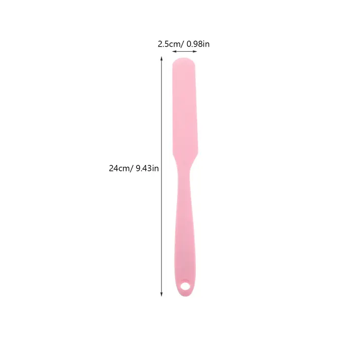 Bâtonnet applicateur de cire en silicone réutilisable anti-adhésif pour l'épilation