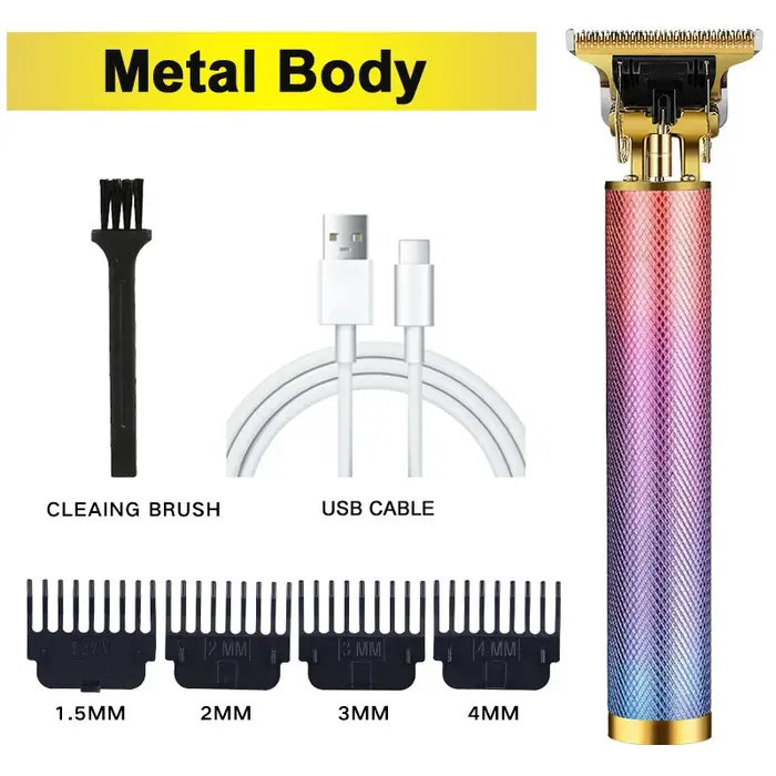 Tondeuse à cheveux professionnelle sans fil pour hommes
