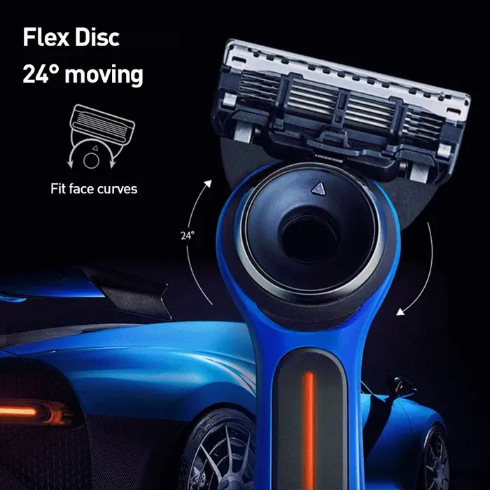Gillette labs rasoir chauffant série Bugatti Veyron Gillette labs ensemble de rasoir pour hommes lam