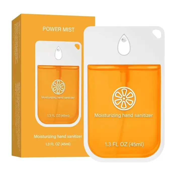 Spray désinfectant pour les mains format voyage, lot de 1 à 6 - Gel hydratant sans alcool, flacons d
