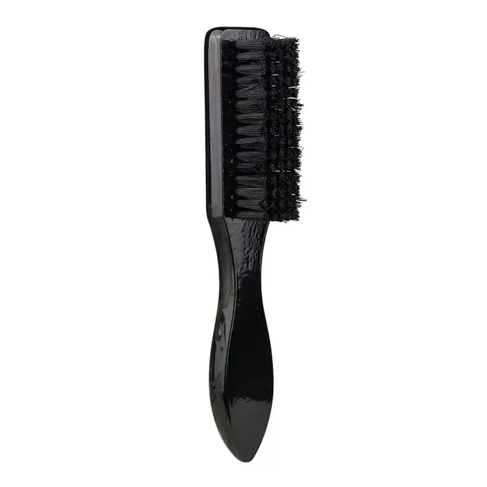 Brosse à barbe professionnelle en poils de sanglier naturels pour hommes, brosse de nettoyage des po