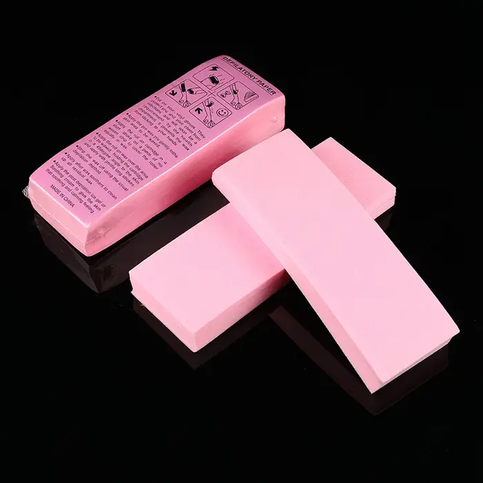 3 couleurs 100 pcs/pack épilation non tissé corps tissu cheveux enlever cire rouleaux de papier