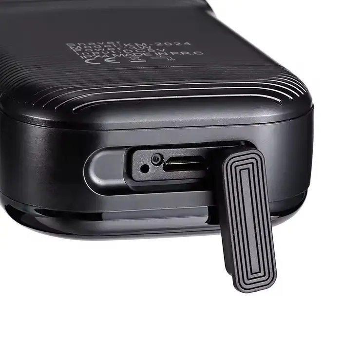 Kemei KM-2024 USB charge rasoir électrique pour hommes alternatif double lame