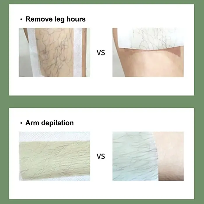 10/50/100 Bandes de cire dépilatoire pour l'été