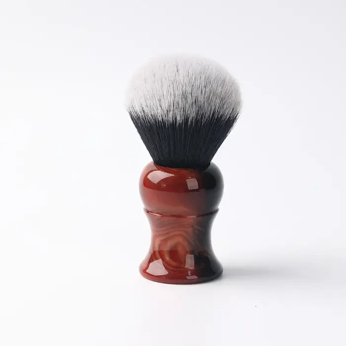 Yaqi – brosse de rasage avec nœud synthétique pour homme, 28mm
