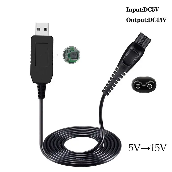 Chargeur USB universel pour rasoir, 8V, cordon de remplacement pour philips One Blade QP2530 HQ850