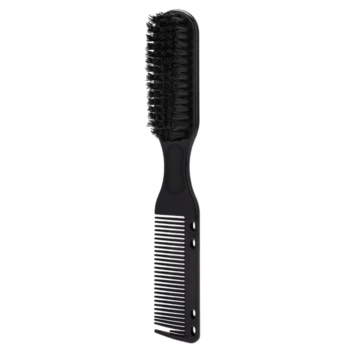Salon de coiffure barbe peigne deux faces hommes blaireau barbe brosses Salon de coiffure outil de c