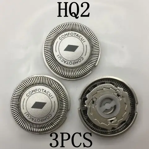 Têtes de rasoir de rechange pour rasoir électrique Philips, 3 pièces, HQ2, 1722, 1616, 1622, HQ2405,