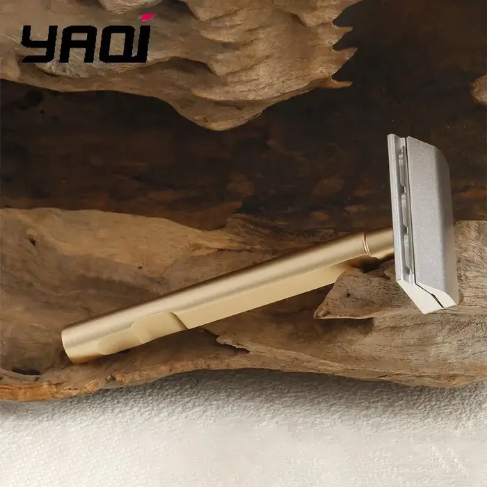 Rasoir de sécurité à lame simple YAQI Tachi en aluminium