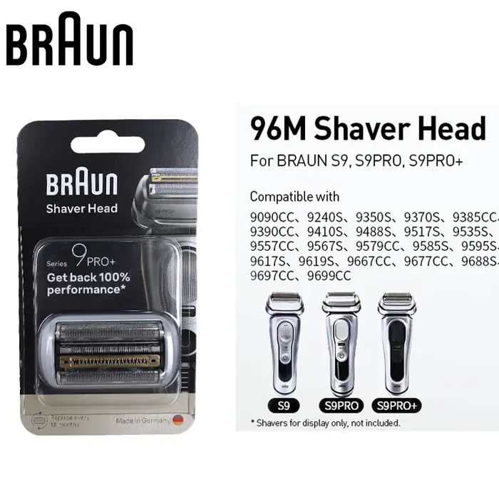 Tête de rasoir électrique pour homme Braun Series 9